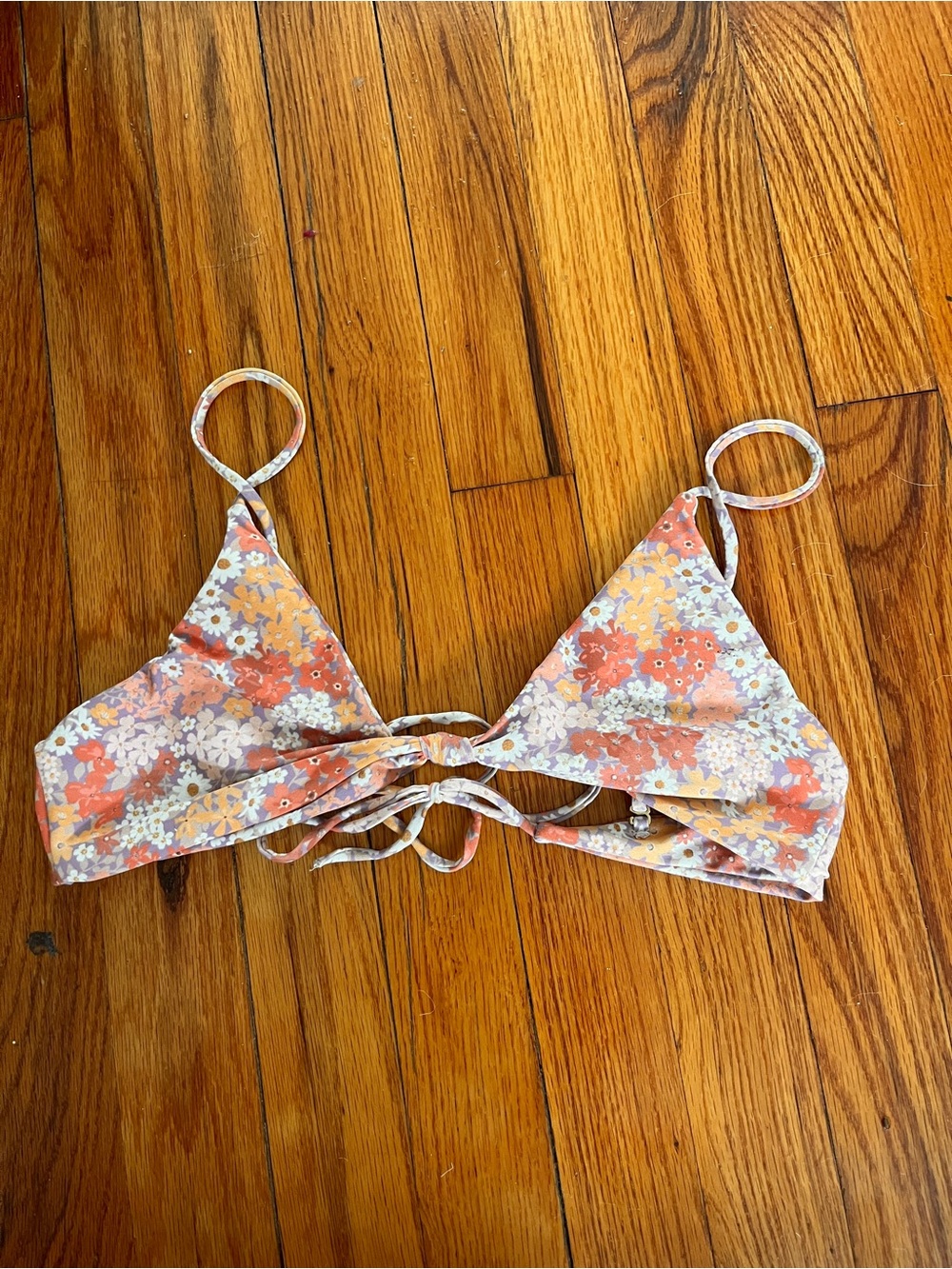 Skatie Floral Sarah Bikini Top | Size S